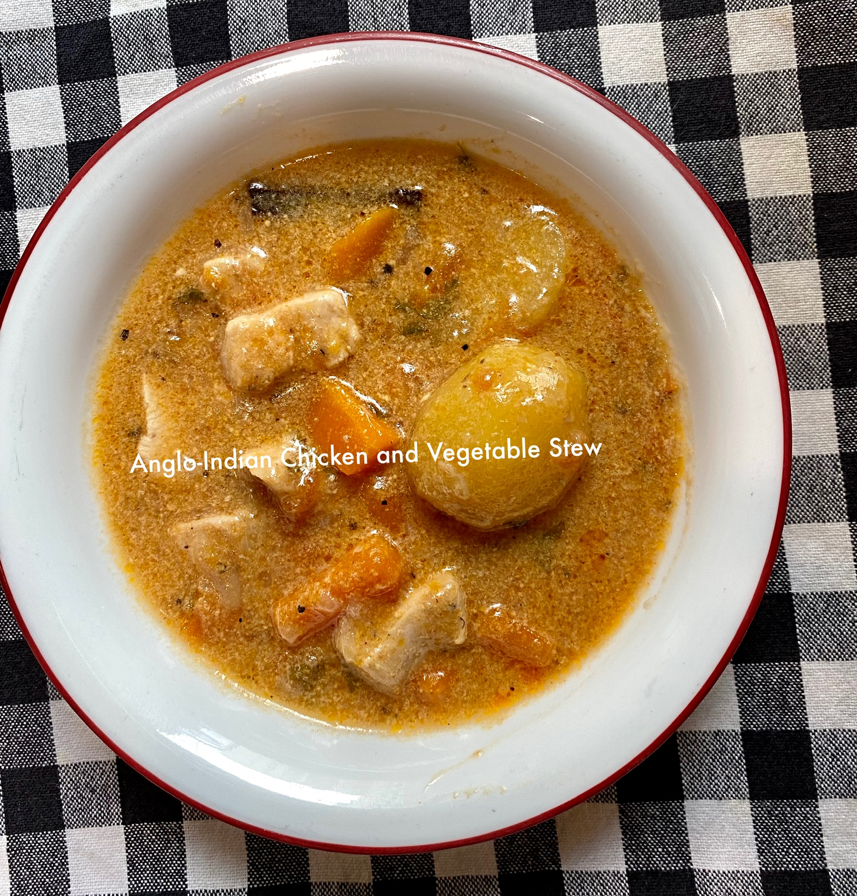 ANGLO-INDIAN CHICKEN AND VEGETABLE STEW - BRIDGET WHITE