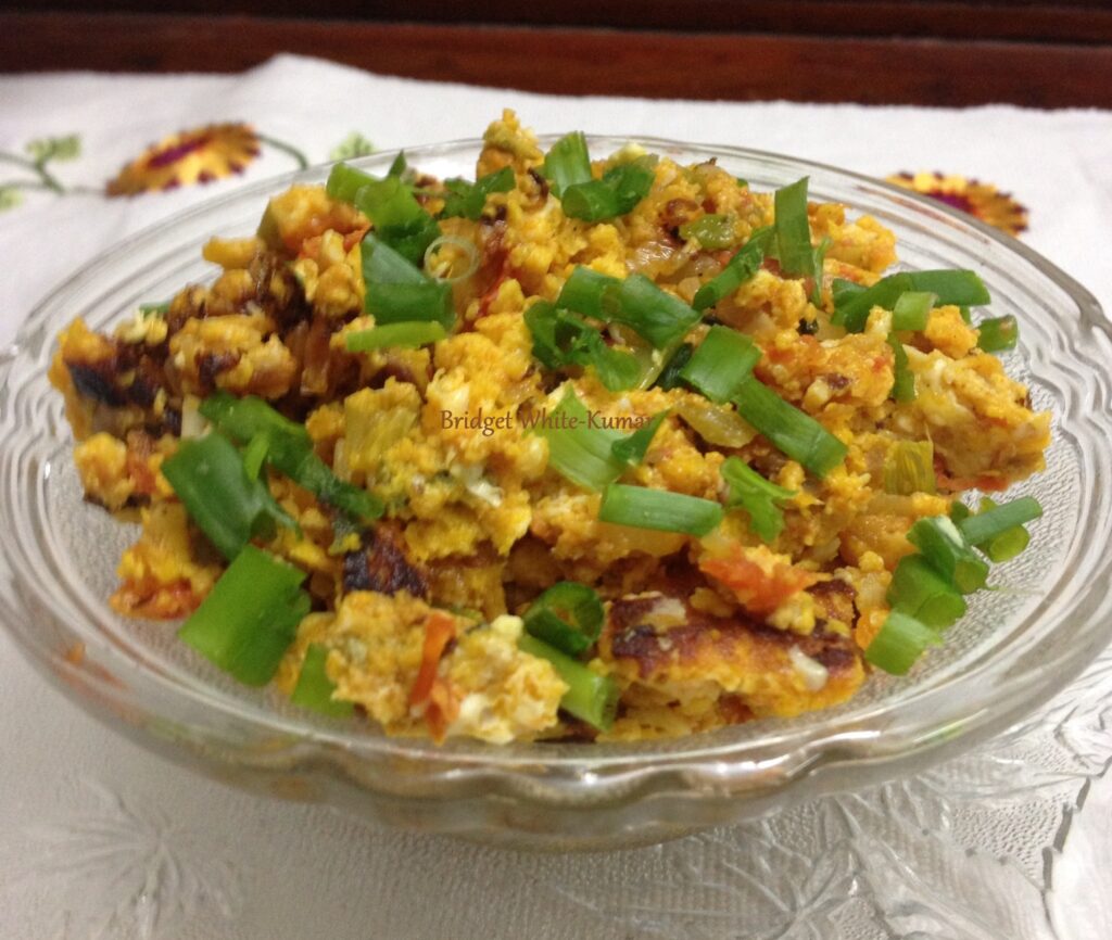 SPICY SCRAMBLED EGGS - BRIDGET WHITE